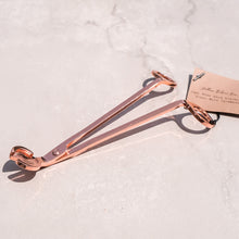 Load image into Gallery viewer, Luxe Rose Gold Stainless Steel Wick Trimmers
