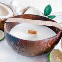 Load image into Gallery viewer, Coconut Candle- Single wooden wick
